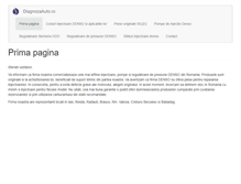 Tablet Screenshot of diagnozaauto.ro
